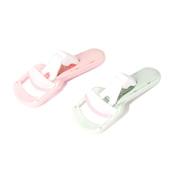 Press-type curling eyelash curler